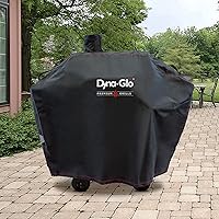 Vista 7 de Dyna-Glo DG405CC Premium - Cubierta para parrilla de carbón medio, color beige