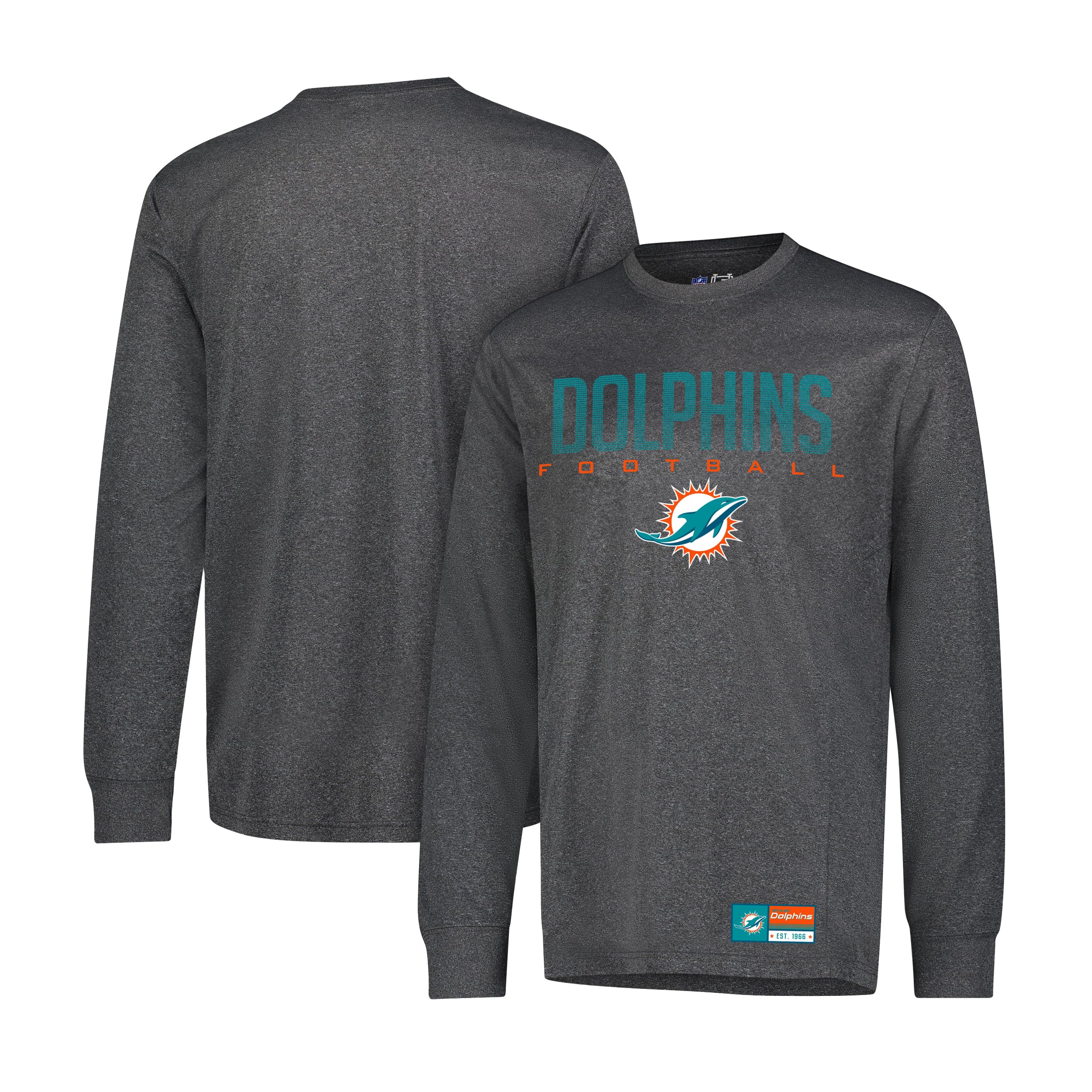 Ultra Game Ultra Game Men's NFL Official Game Day Long Sleeve T-Shirt in use