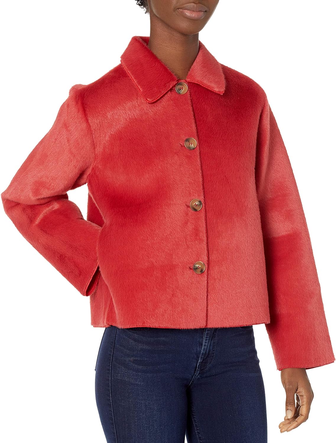 Velvet by Graham & Spencer Women's Lucilla Lux Fur Coat Jacket