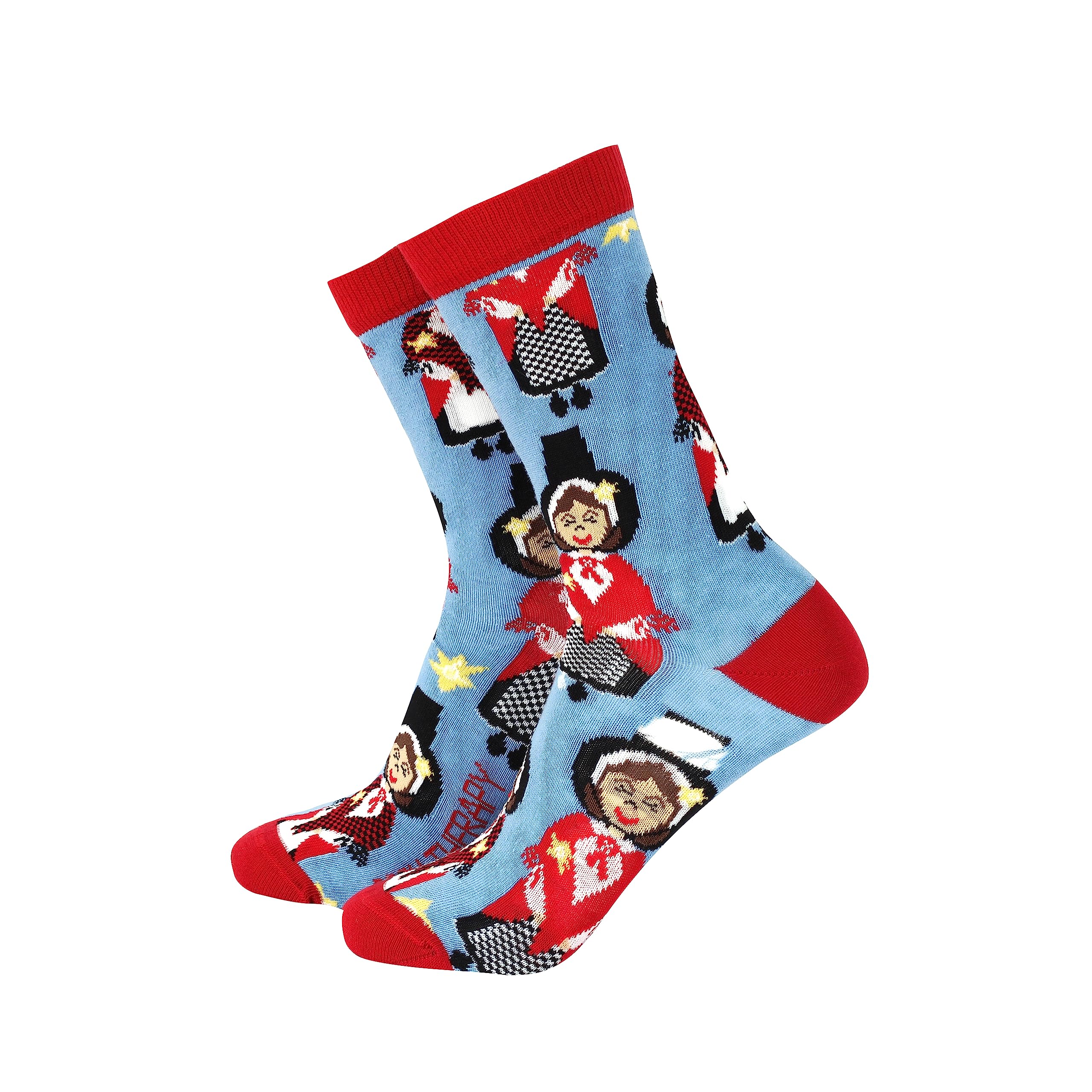 Sock TherapyWomens Novelty Colorful Bamboo Socks Smart Design Animal Print Comfortable Breathable Socks Non Slip Great Gift - Welsh Baby Dragons Socks