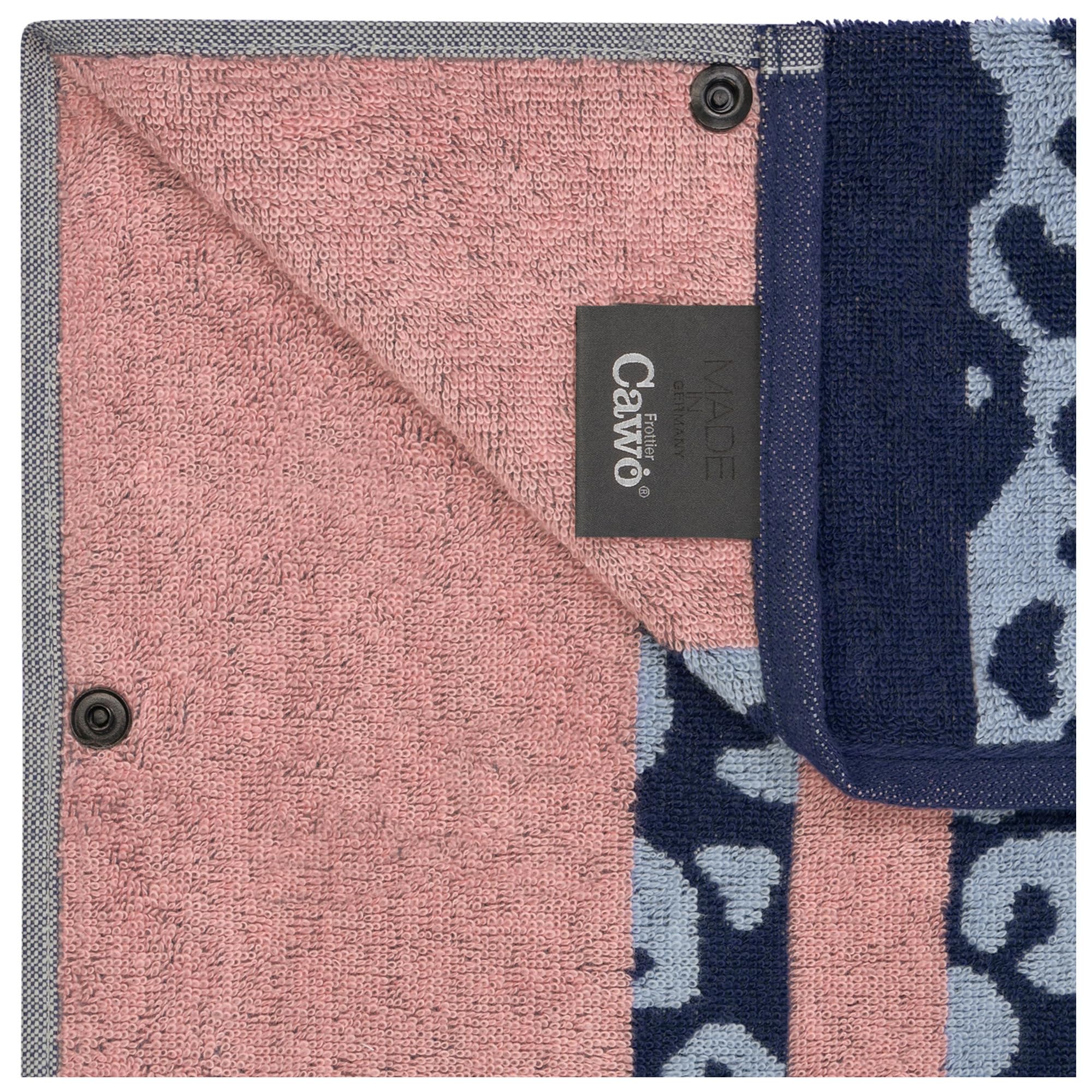 Cawö Fitness-Handtücher Leo Stripe 6291 Powder Blue - 12
