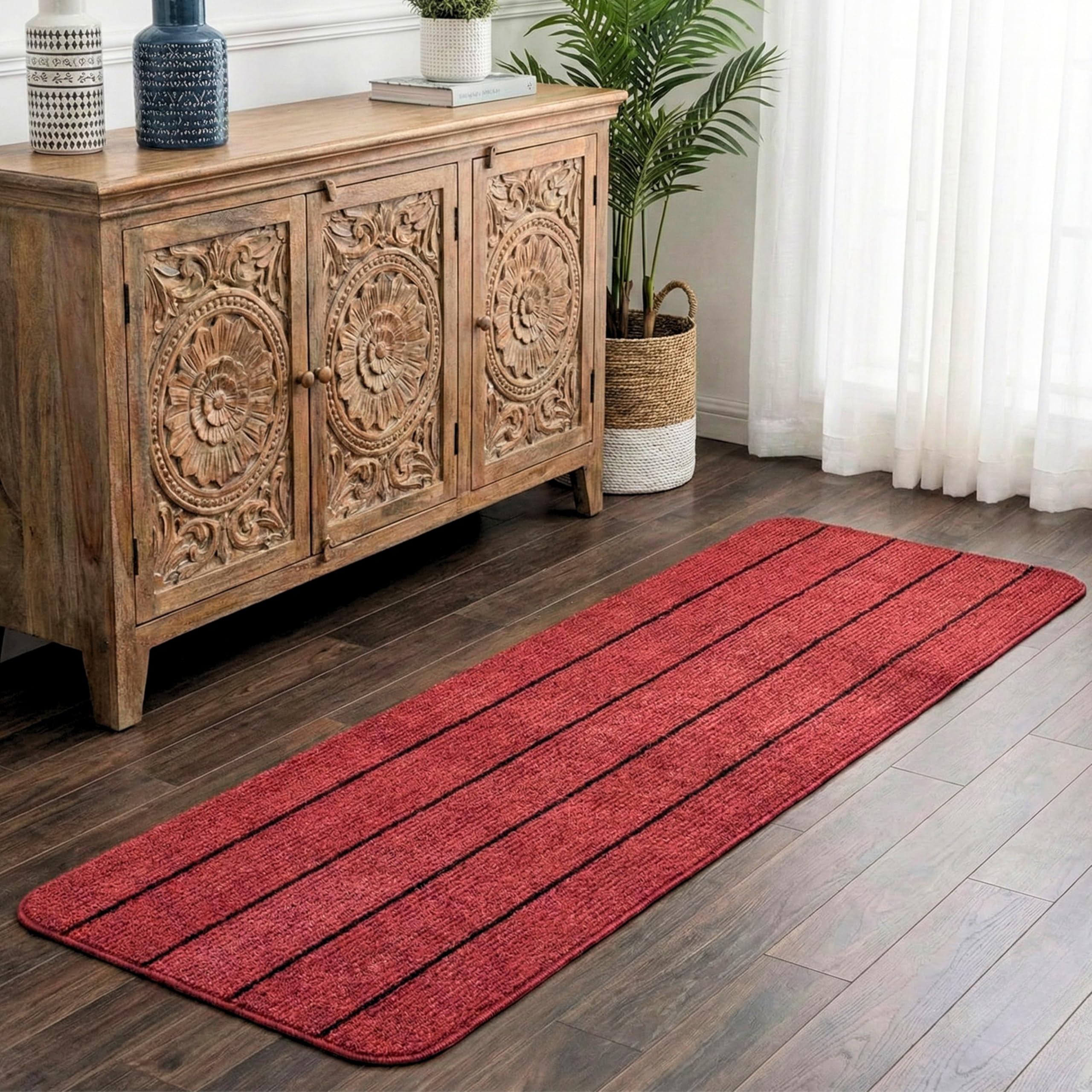 Saral Home PP Runner (Maroon, 43x180 cm)-picture-18