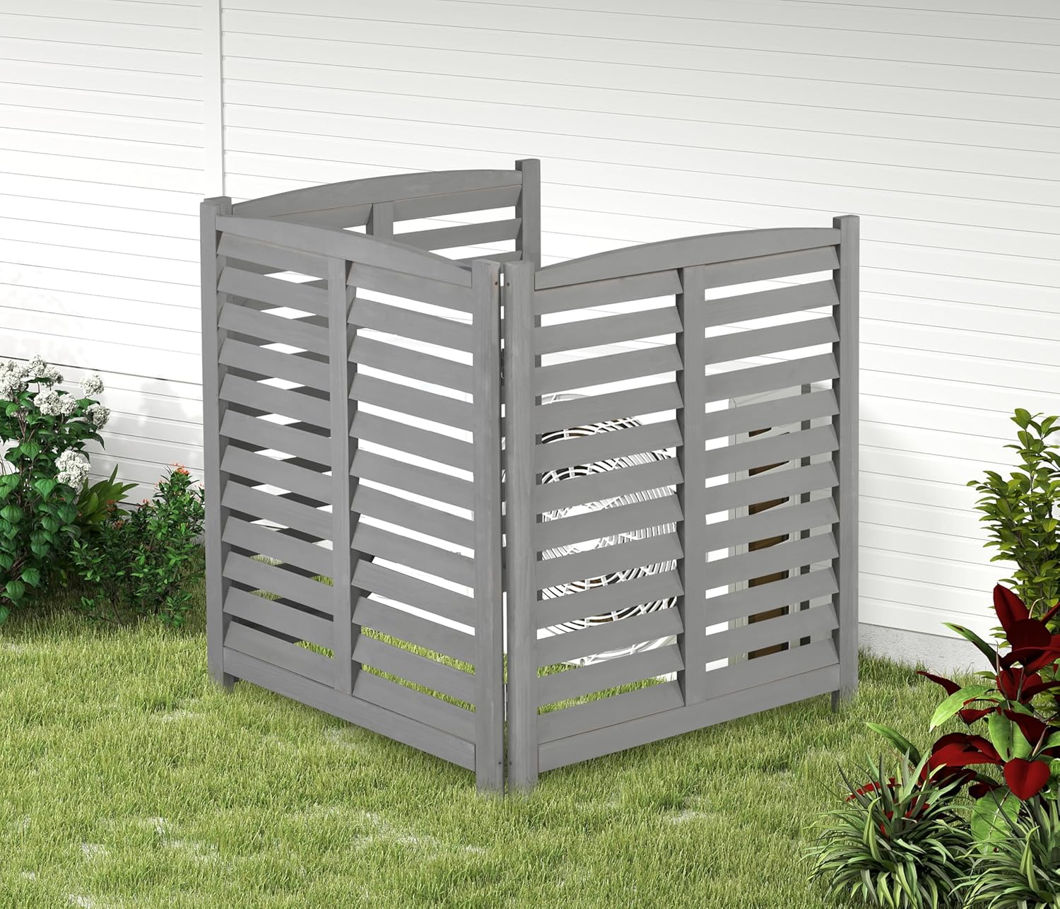 3-Panel AC Fence Screen, 32" W
