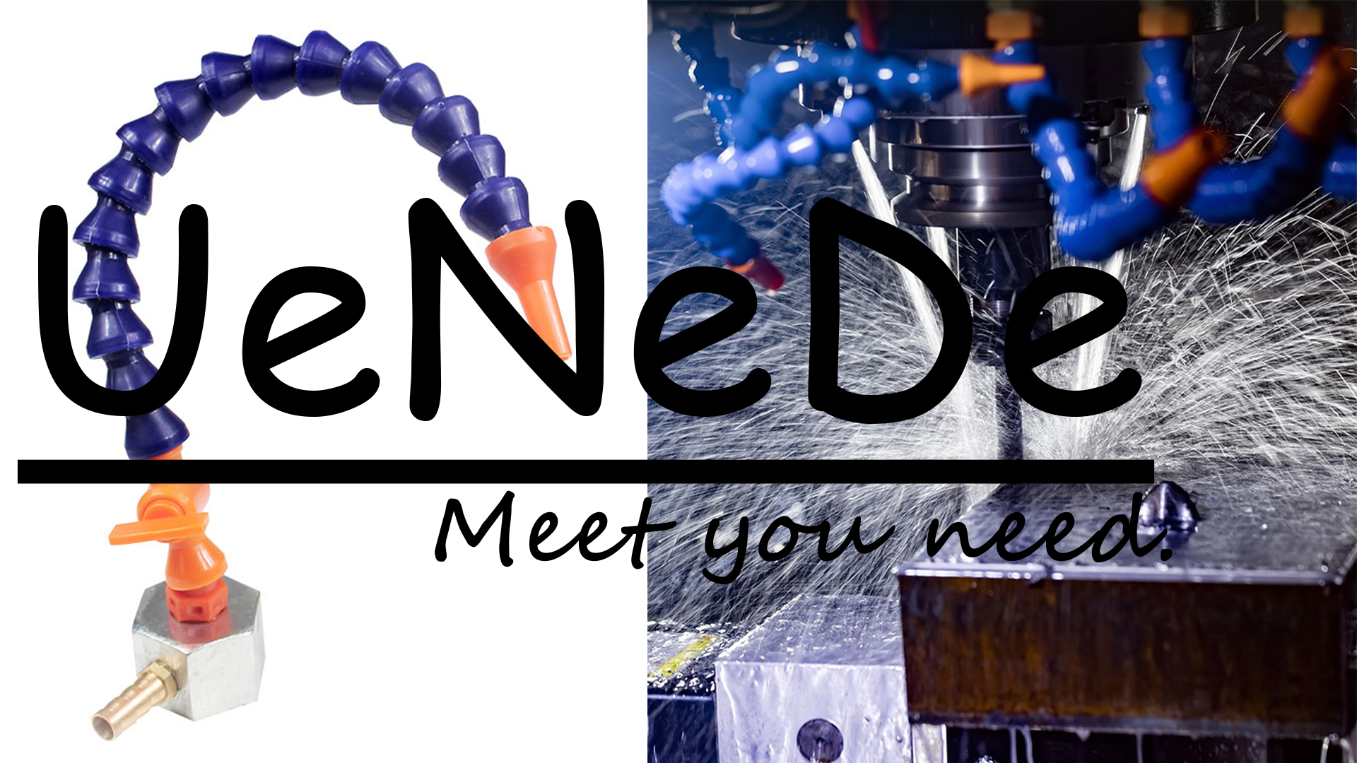 3.5mm Round Nozzle Flexible Cooling Tube With Metal Valve For CNC, Milling & Lathe Machines