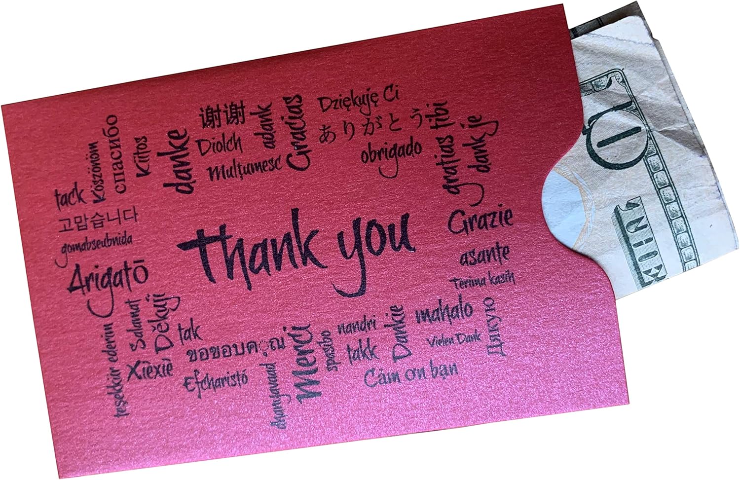 Tip Slips Gratuity Envelopes (Pack of 40, Thank You)
