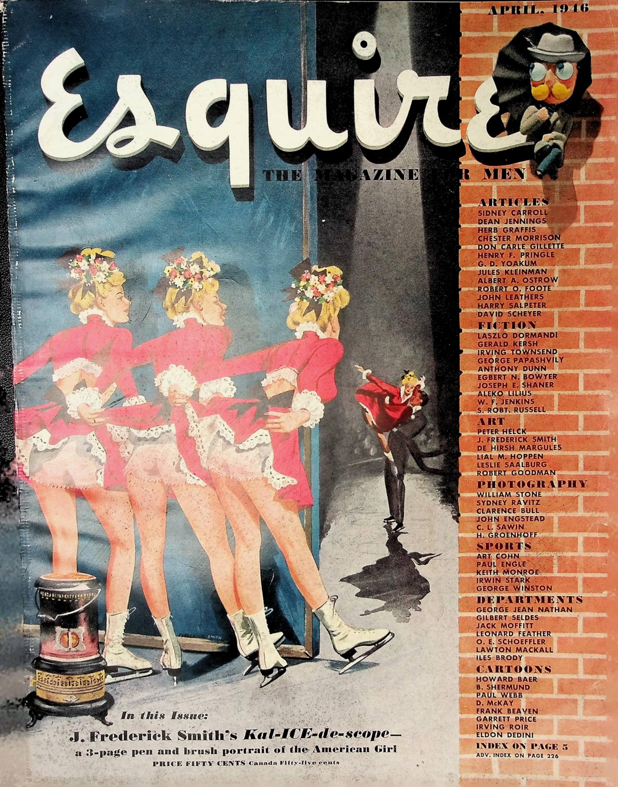 Cover of Esquire, April 1946