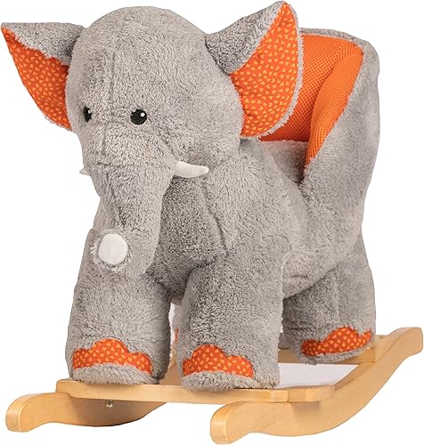 Rockin' Rider Ernie The Elephant Baby Rocker, naranja, talla L