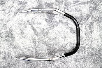 Amazon | Z400FX メッキ タンデムバー 黒 ゴム巻き/太さ22Π