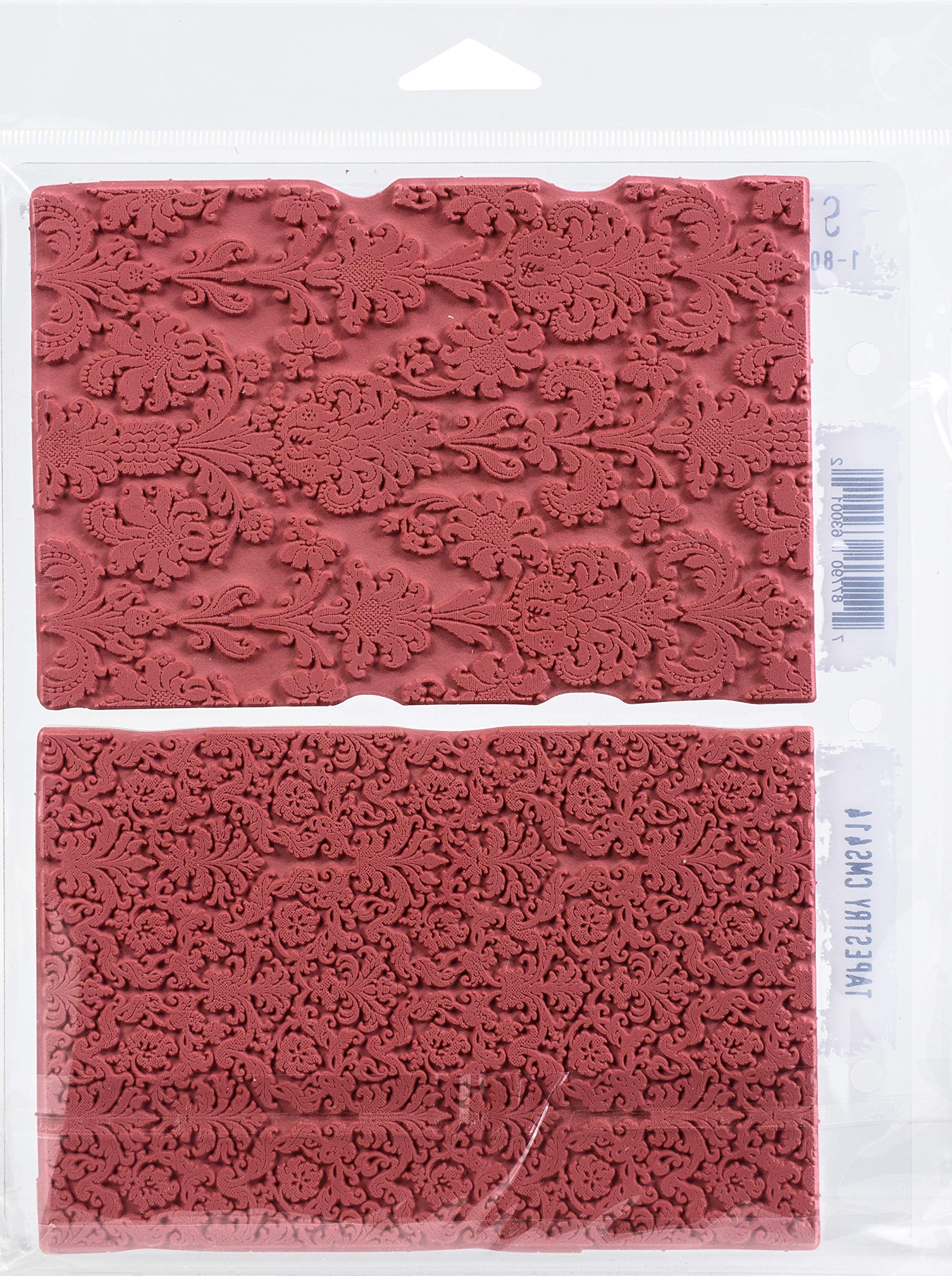 Tim Holtz Cling Stamps 7"X8.5"-Tapestry