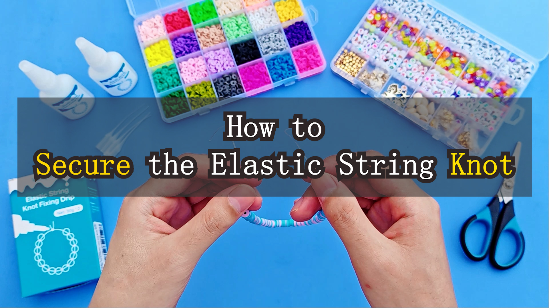 Bracelet Glue Pieces Clay Beads Bracelets Professional Elastic