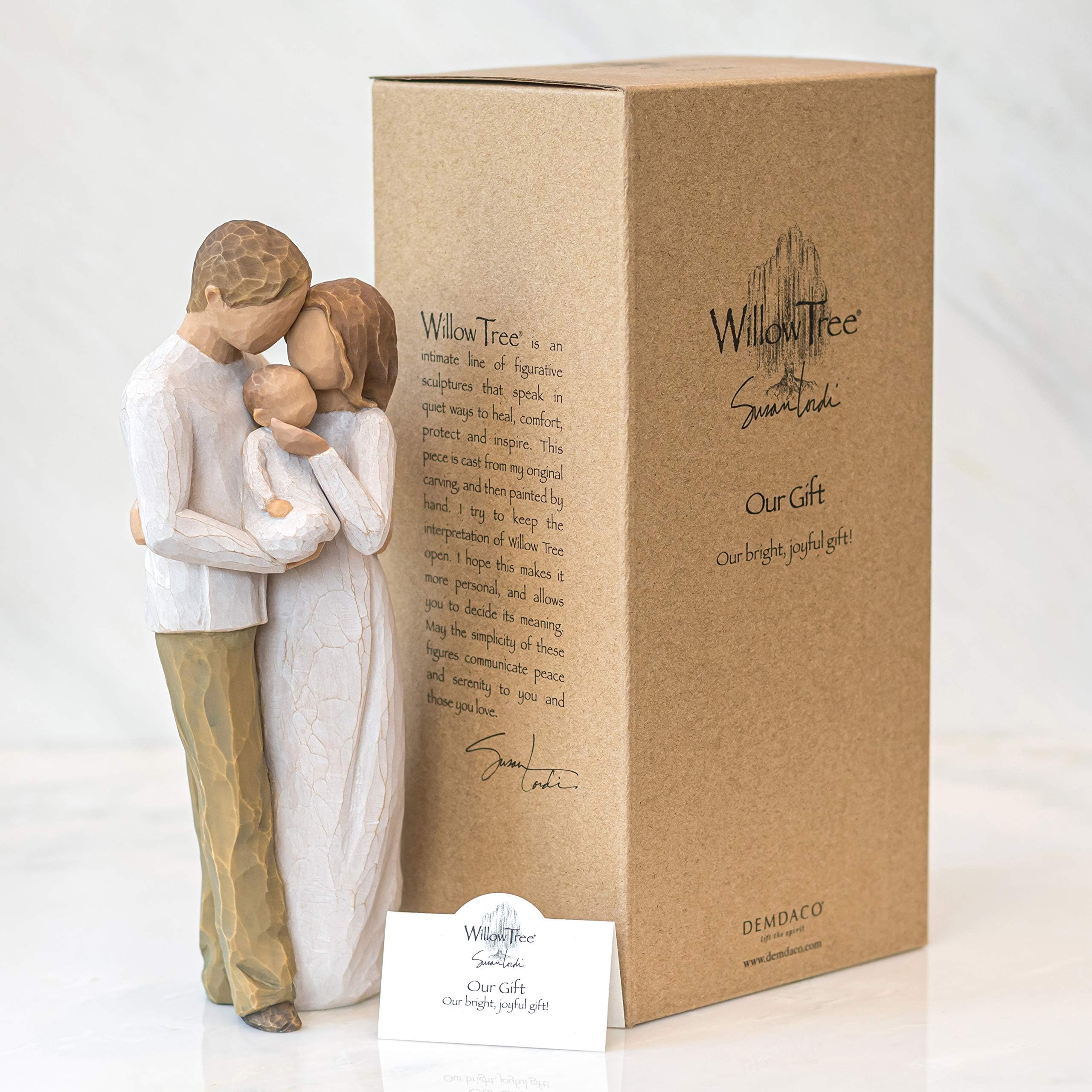 Willow Tree Figura de Familia de 3, Home Deco, Enesco