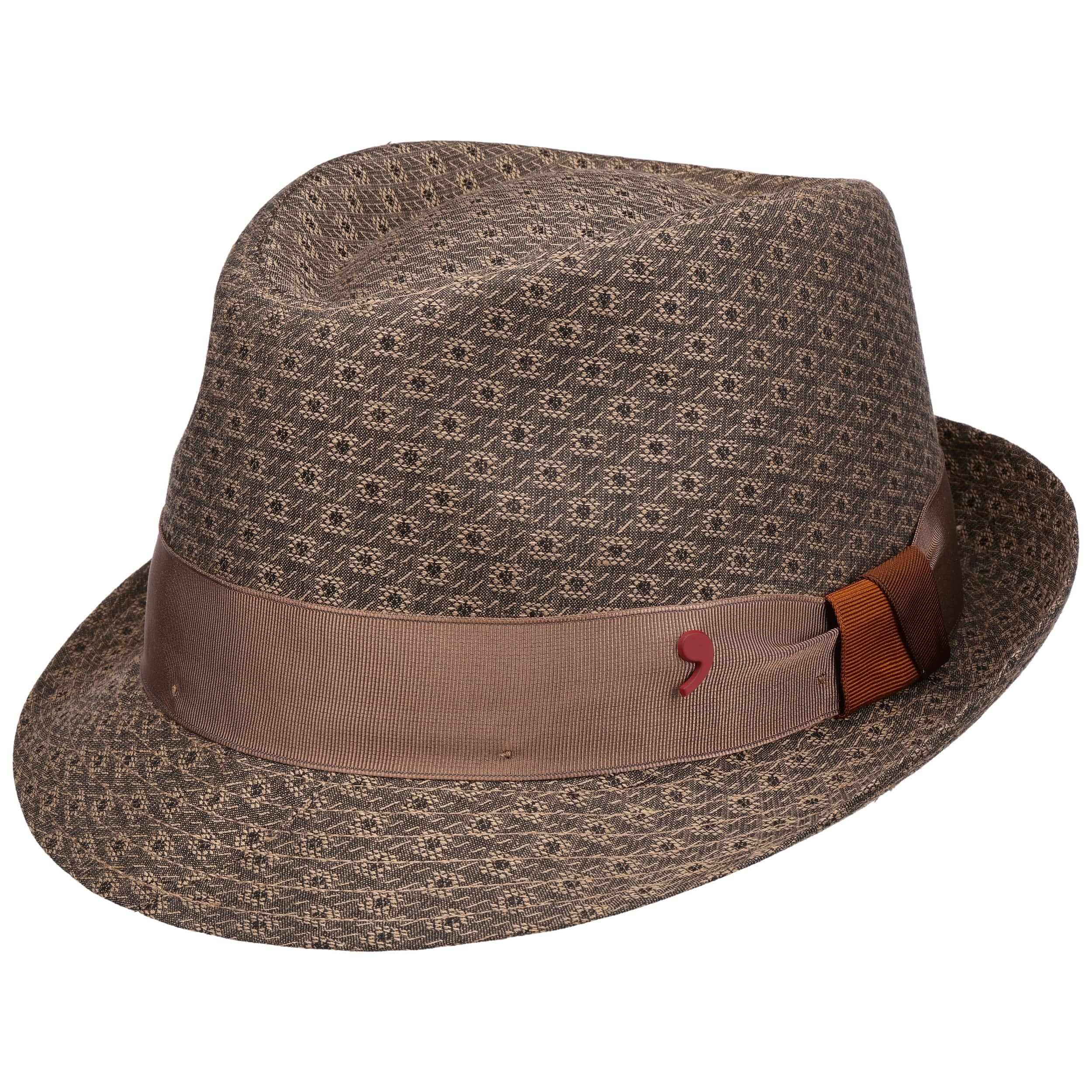 Salvio Trilby Stoffhut Stofftrilby Sommerhut Baumwollhut Damen/Herren - Made in Italy mit Futter, Futter Sommer Frühling-Sommer