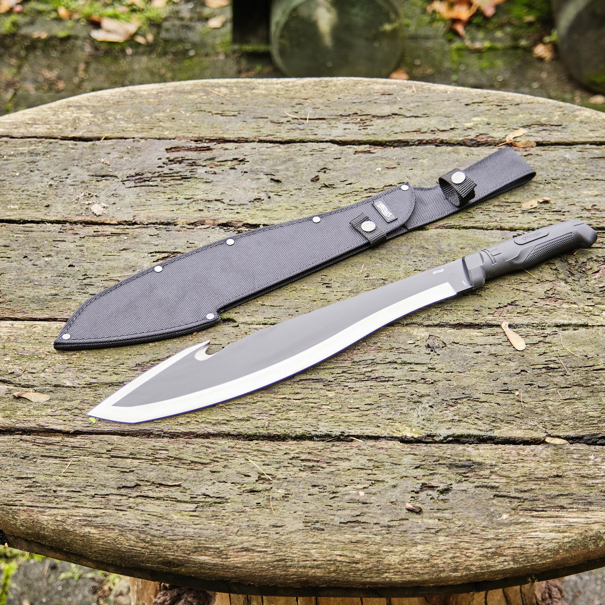 Walther MachTac 1, 440A Stahl, feststehendes Messer, ideal für Outdoor Aktivitäten