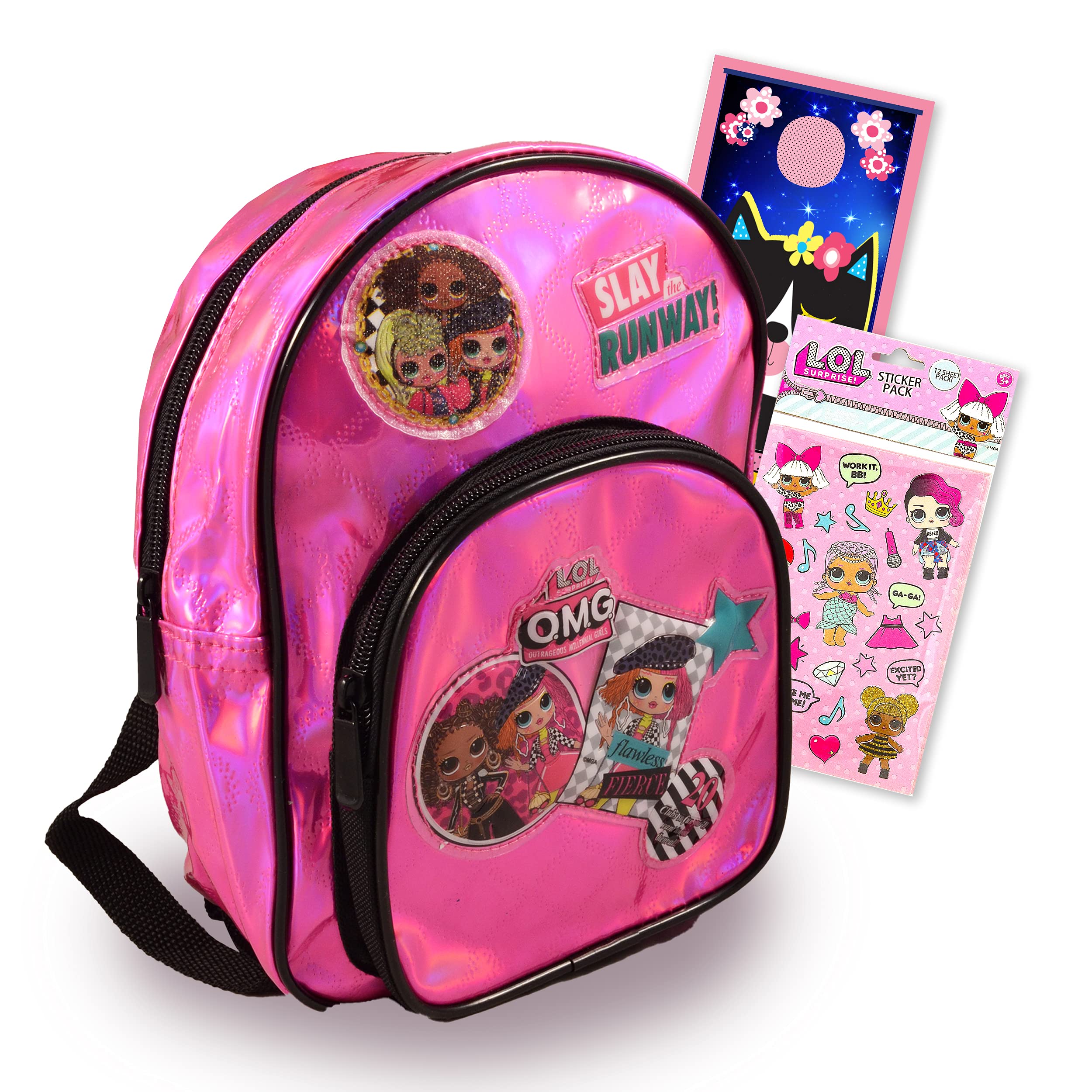 Buy LOL Surprise Backpack Set 9" LOL Surprise Mini Backpack for Girls