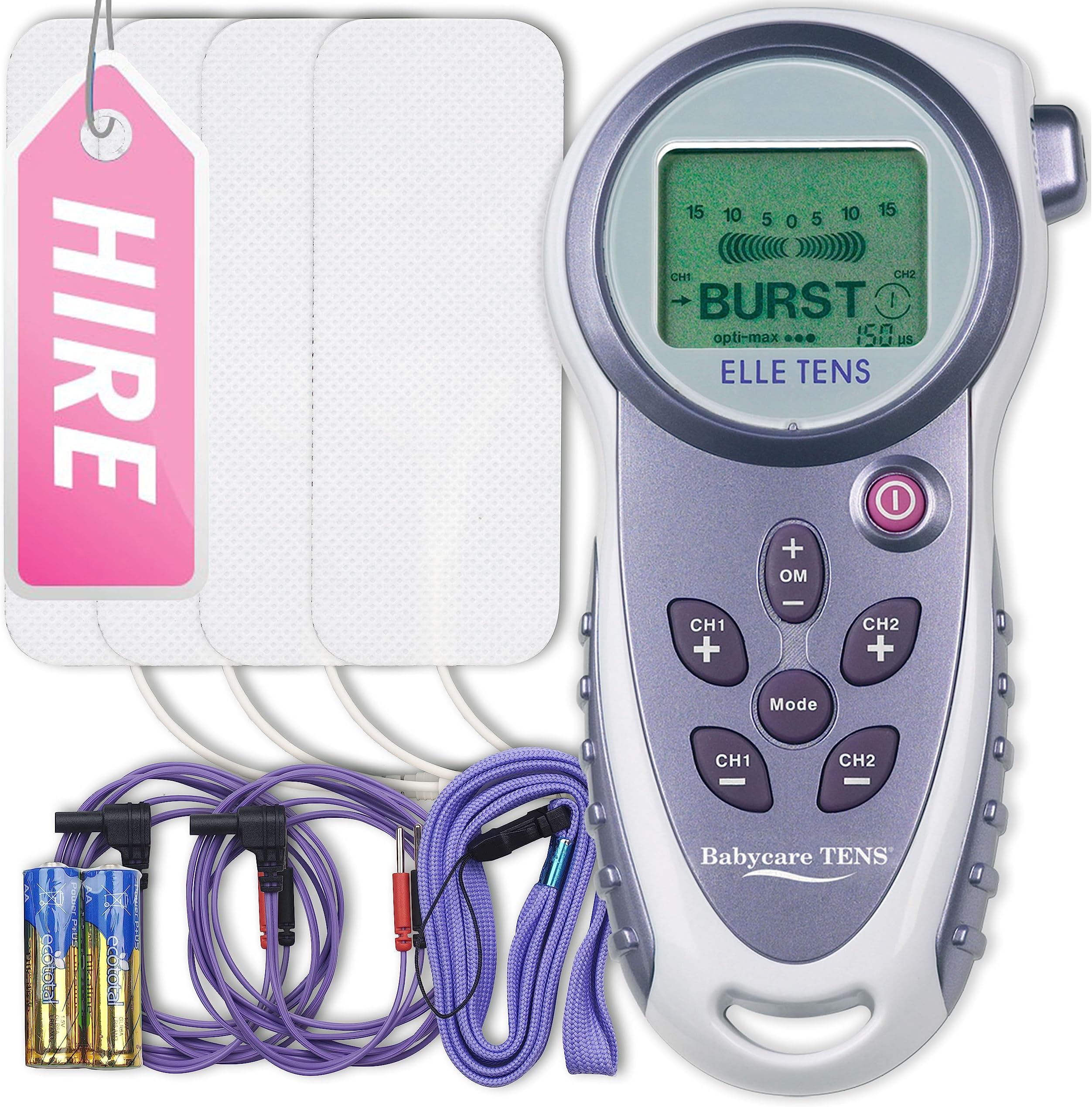 Certified Elle TENS Hire Service. 7 Week Rental from the Creators of the UK's No. 1 Most Trusted Maternity TENS Company. Free Returns.