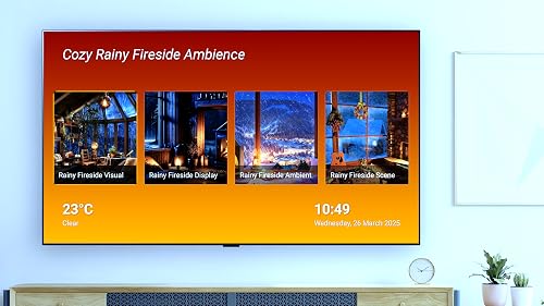 Woodland Sanctuary - Cozy Rainy Fireside Screensaver For Tablets And Fire TV – vue 3