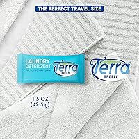 Vista 5 de Terra Breeze Laundry Detergent Powder - 1.5 oz Individually Wrapped Packet (Case of 50)