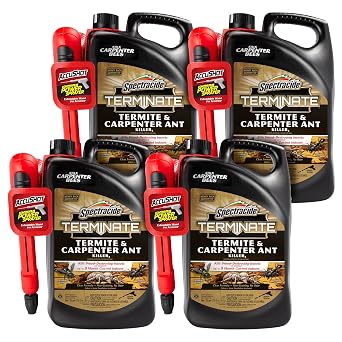 Spectracide Terminate Termite & Carpenter Ant Killer Spray 1.33 Gal, 4 Pack