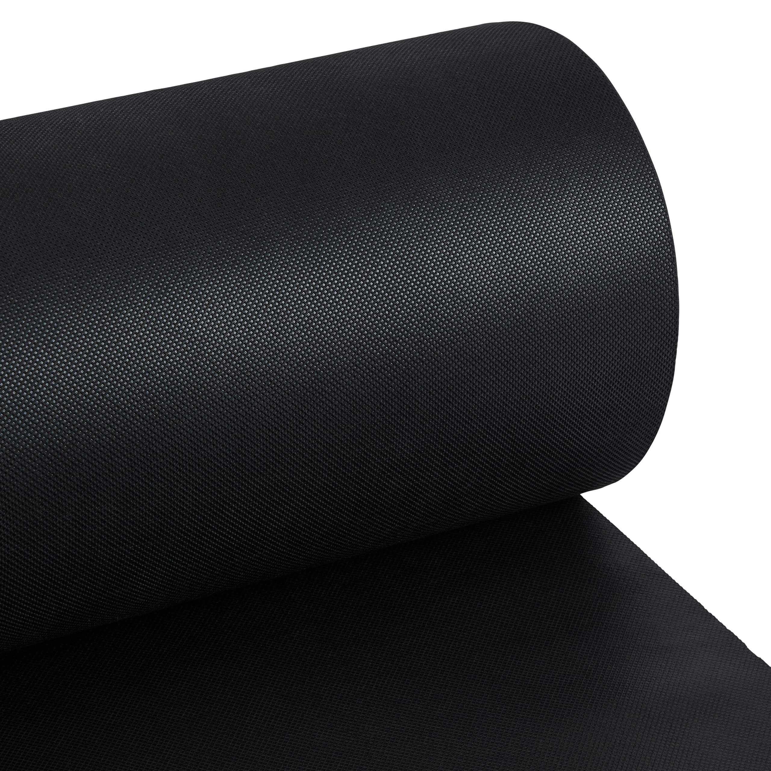 Relaxdays Malla Antihierbas, 220g/m², 1 x 50 m, Protección de Plantas, Permeable al Agua, Resistente a Rayos UV, Negro