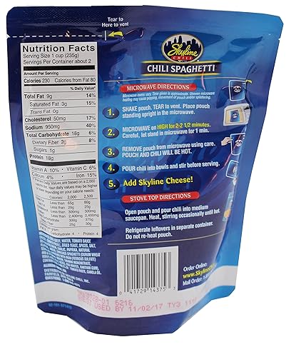 Miniatura 2 de Skyline Chili Espaguetis, bolsa para microondas de 14 onzas