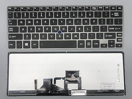  New Keyboard For Toshiba Portege Z30 A Z30 B Z30t Z Z30t B Z30t C Notebook Puter Us Layout P N Nsk V10bn Black Keycap Silver Frame With Backlight With Pointing Electronics