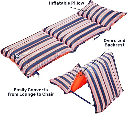 Miniatura 6 de Aqua - Alfombrilla de agua flotante de gran tamaño, almohadilla flotante resistente con cremalleras expandibles, varios tamaños y colores