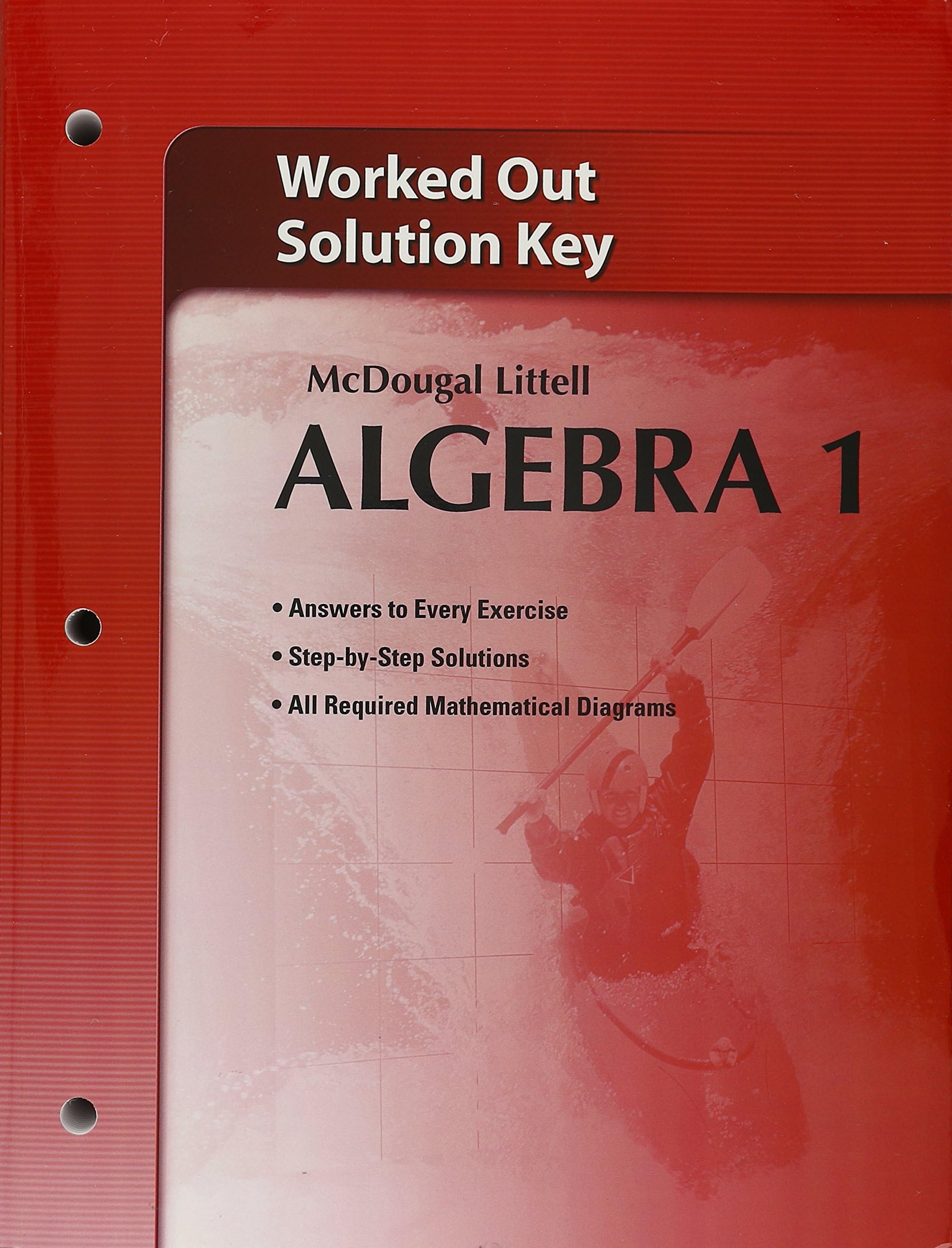 Holt McDougal Larson Algebra 1: Worked-Out Solutions Key Paperback – Unabridged, January 1, 2007