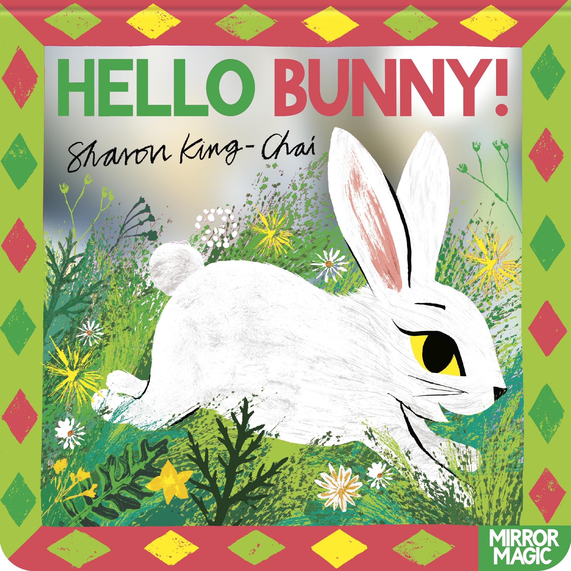 Hello Bunny! : A baby animal search-and-find mirror book