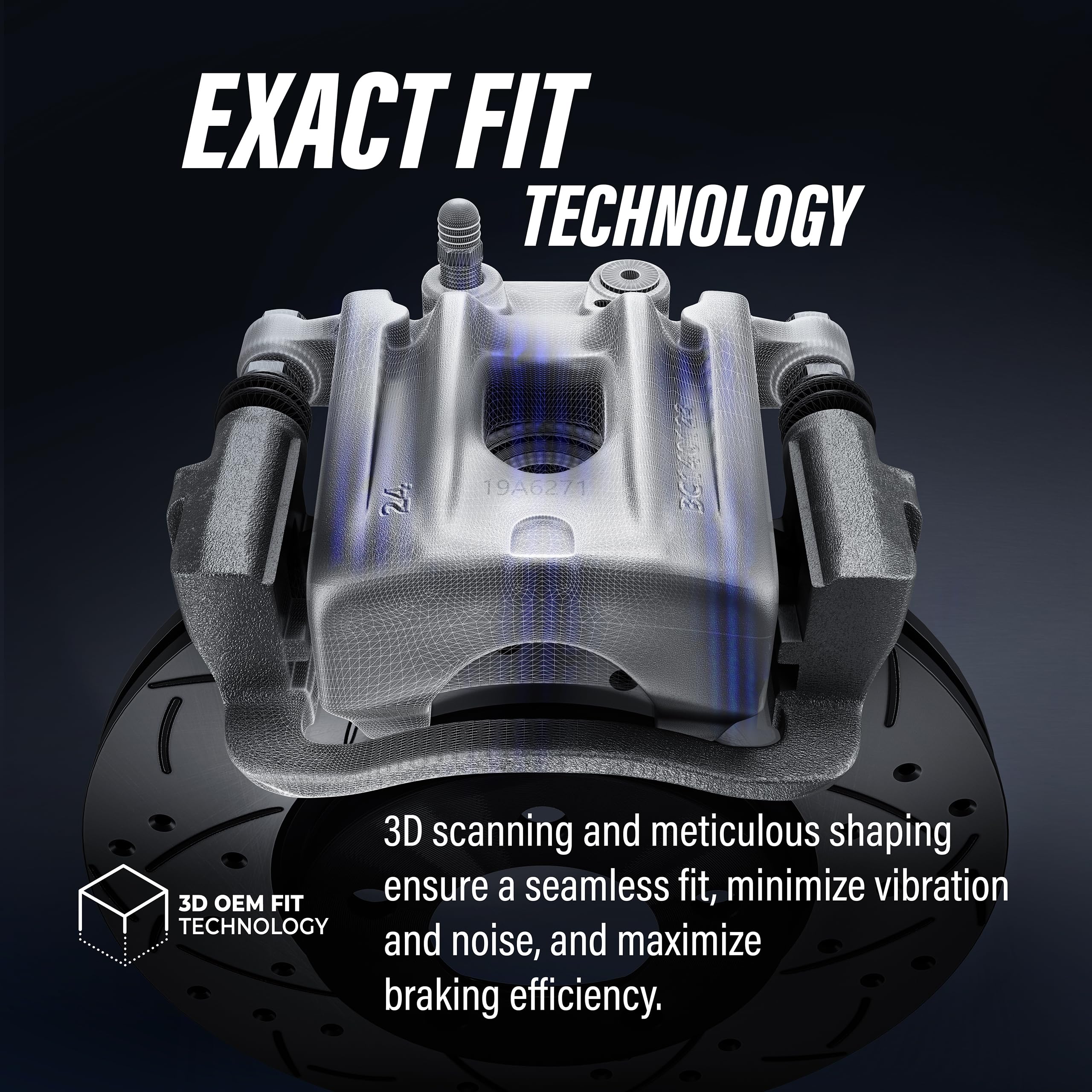 Amazon.com: CMX Front Left (Driver Side) Disc Brake Caliper SLC  