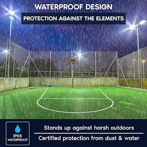 Miniatura 4 de LUXRITE Luces de inundación LED de 153050W para exteriores con sensor de atardecer a amanecer, luz de seguridad súper brillante de hasta 6500