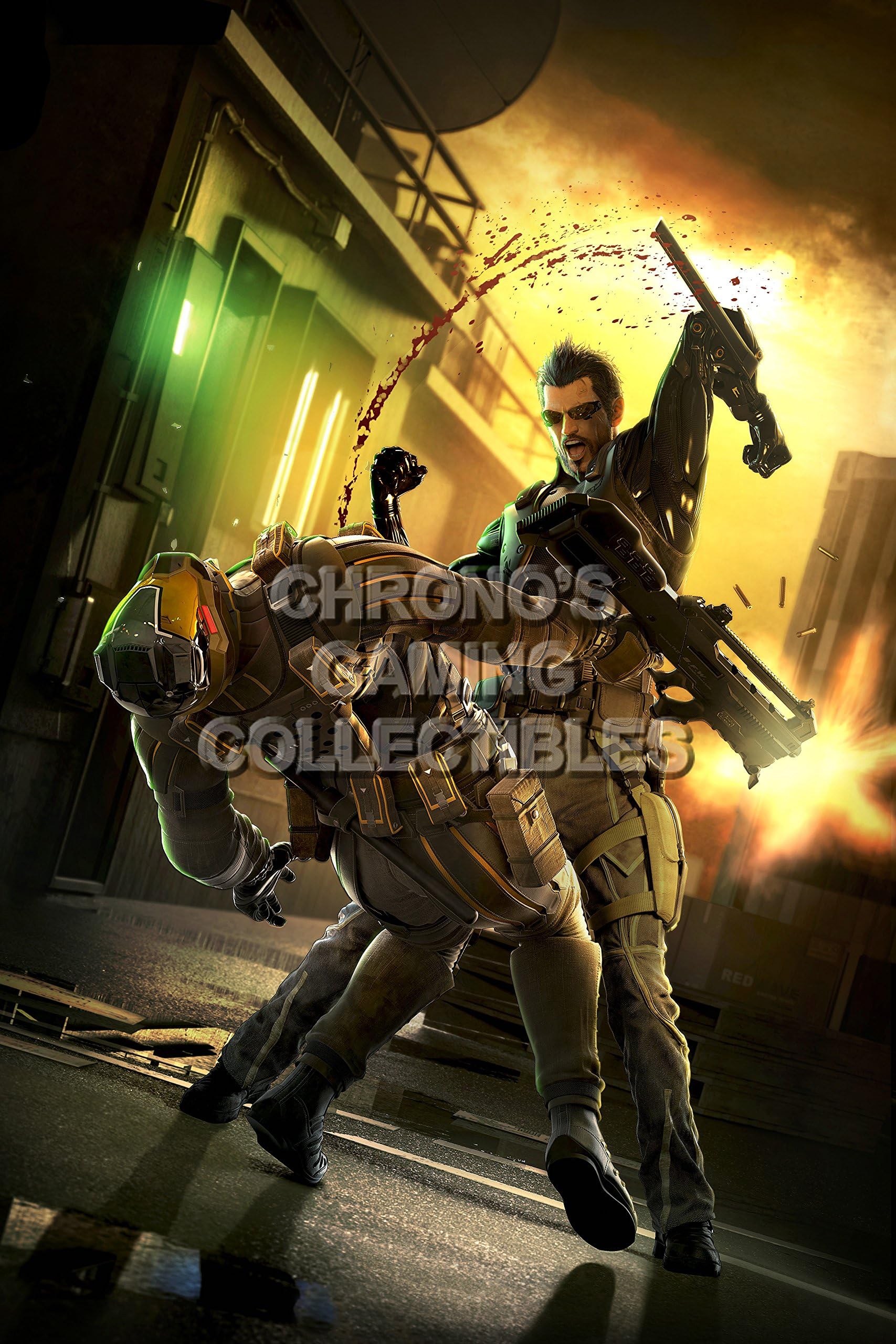 Deus Ex CGC Huge Poster Human Revolution - PS3 PS4 Xbox 360 ONE - DEU003 (24" x 36" (61cm x 91.5cm))
