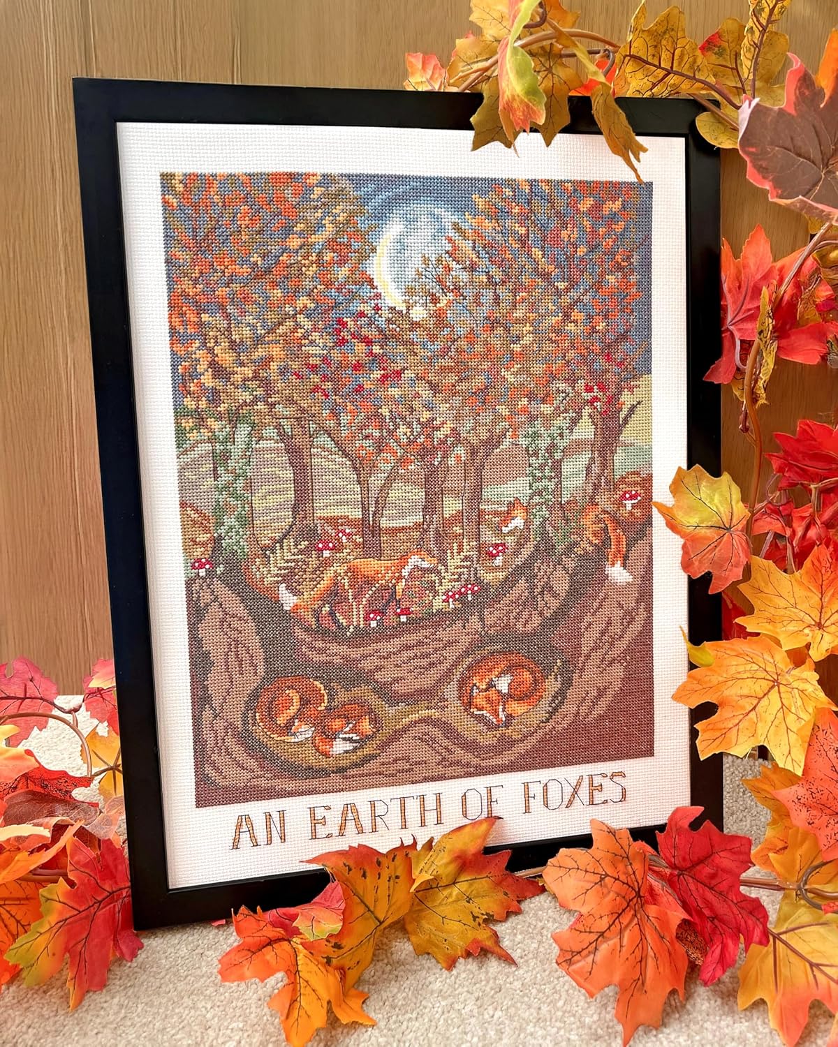 Bothy Threads an Earth of Foxes Counted Cross-Stitch Kit