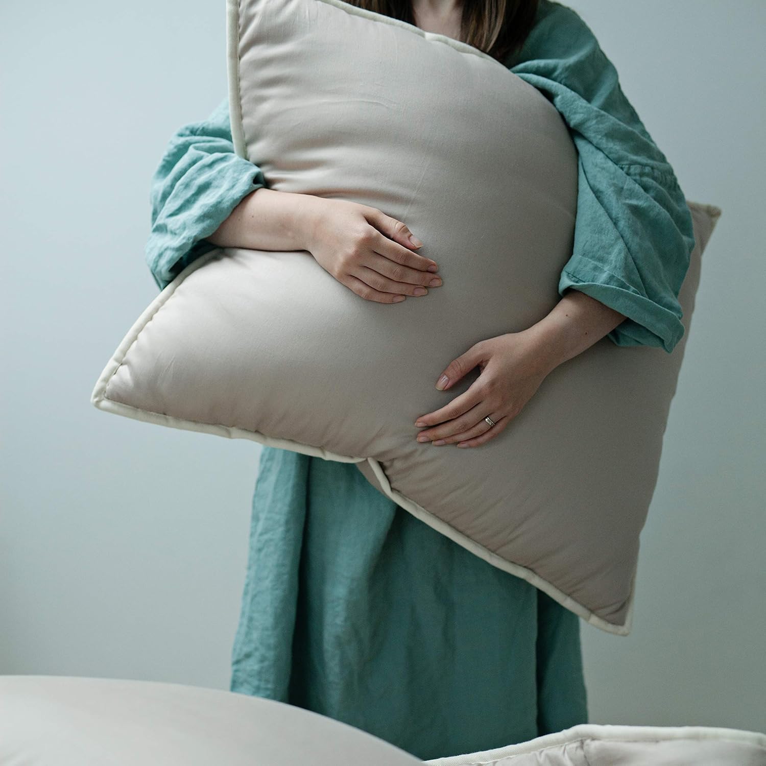 Pure Wool Pillow, 100 Sheep Wool, US King Queen