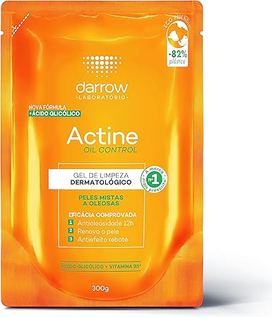 Darrow Actine Oil Control Gel de Limpeza Facial Refil 300g Menor preço em Darrow Actine Oil Control Gel de Limpeza Facial Refil 300g