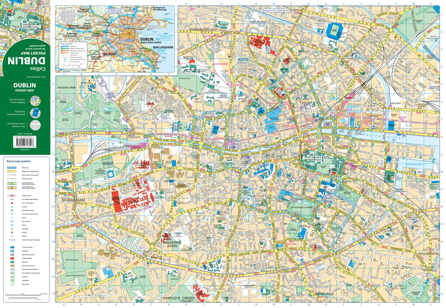 Dublin Pocket Map: The perfect way to explore Ireland’s capital
