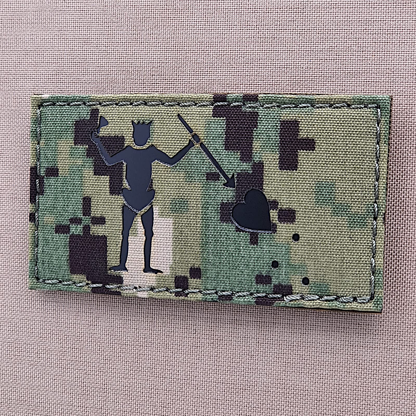 Tactical FreakyIR Blackbeard AOR2 Pirate Edward Teach DEVGRU 2-1/8x4 inch Navy Seals Patch