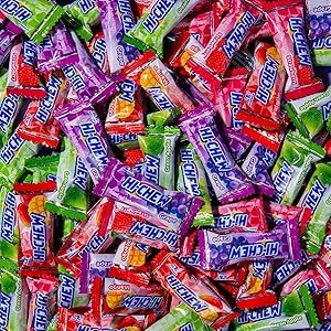 Hi-Chew Assorted Fruit Flavored Candy, Bulk, Wrapped, (2 Pounds) Chewy Fruit Candy From Japan! Strawberry, Mango, Green Apple & Grape!