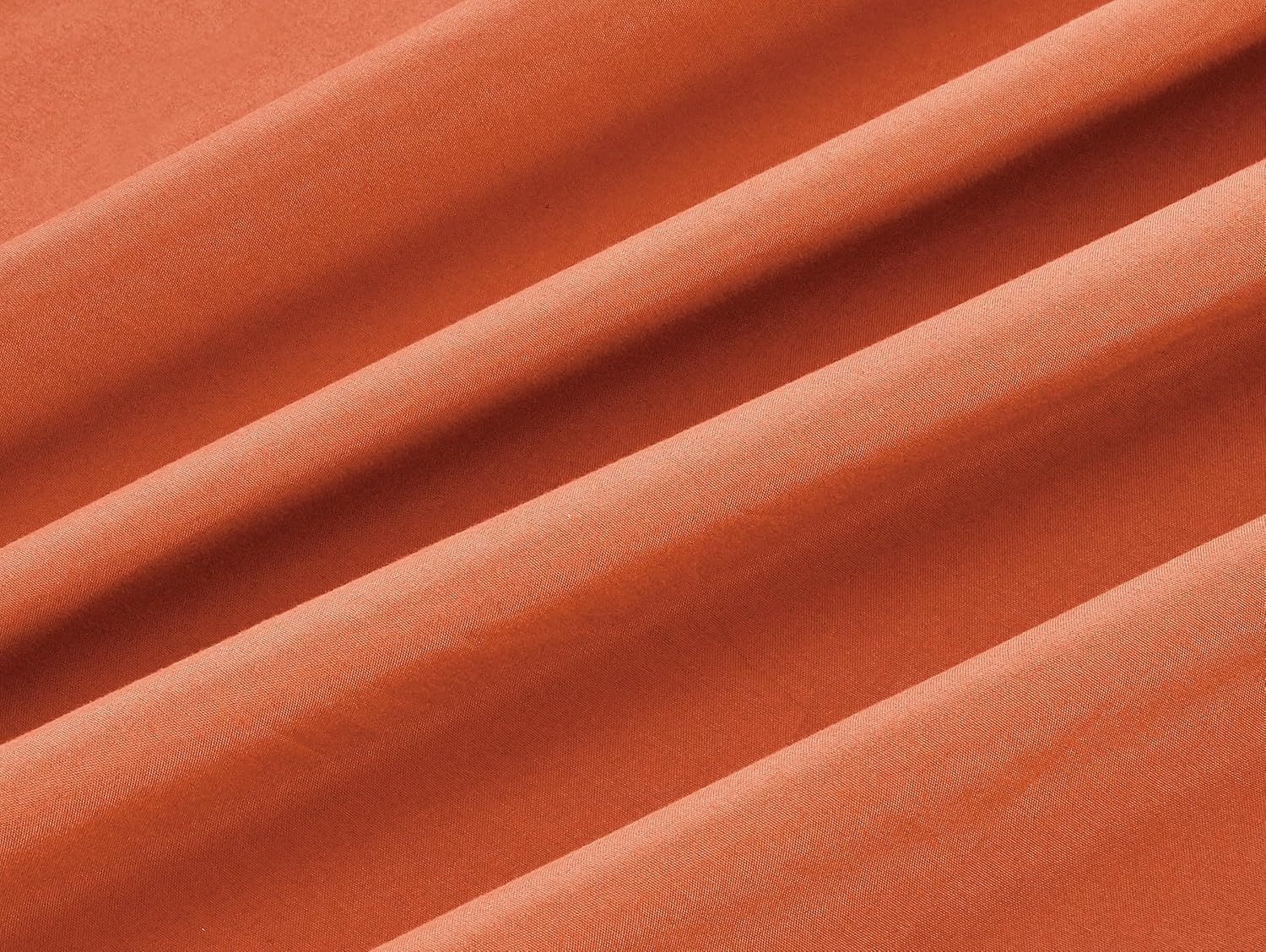 Chezmoi Collection 6-Piece Rust Orange Sheet Set King - Extra Soft Breathable Brushed Microfiber Bed Sheets with 15" Deep Pocket & 4 Pillowcases