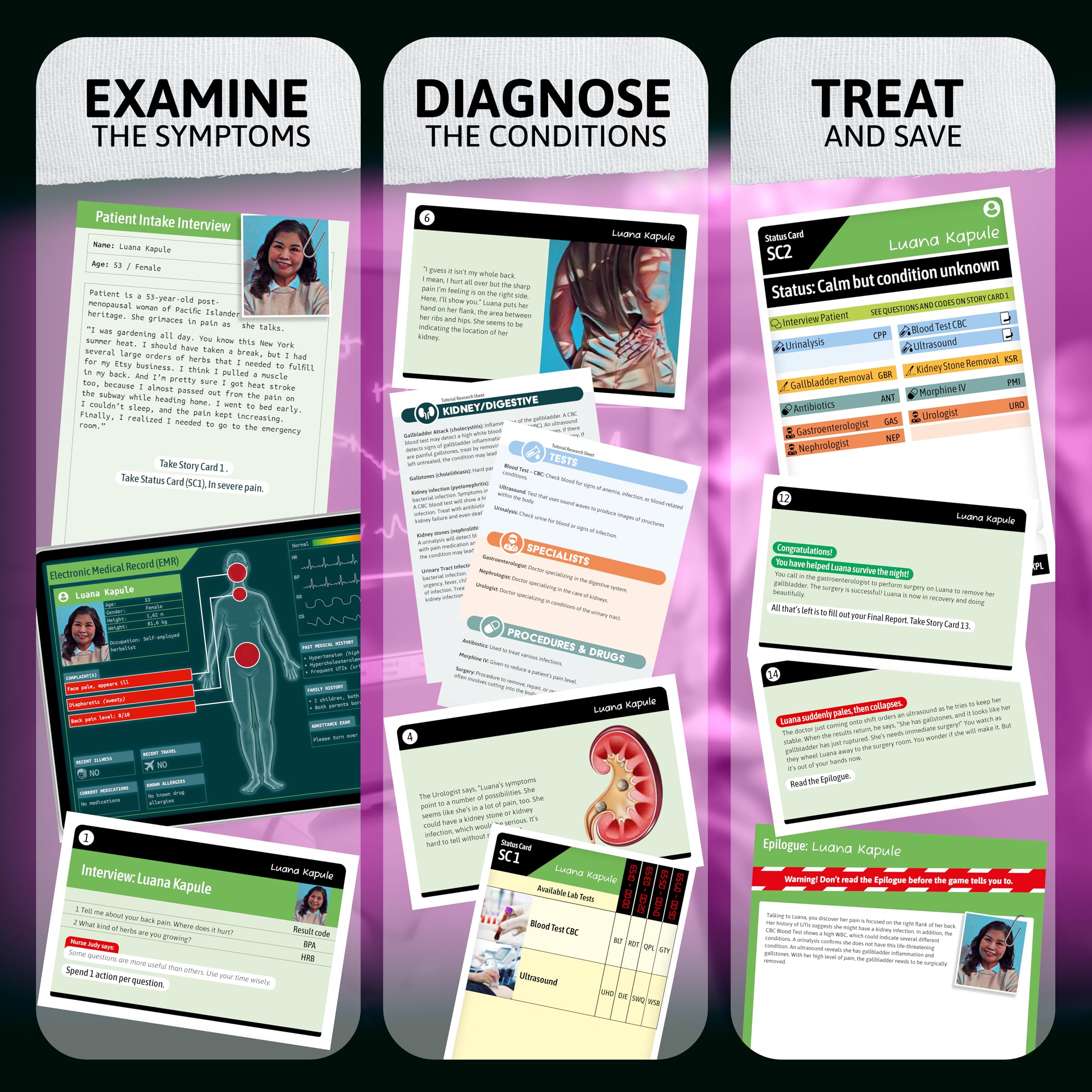 TOMY Medical Mysteries: Miami Flatline - Image 3