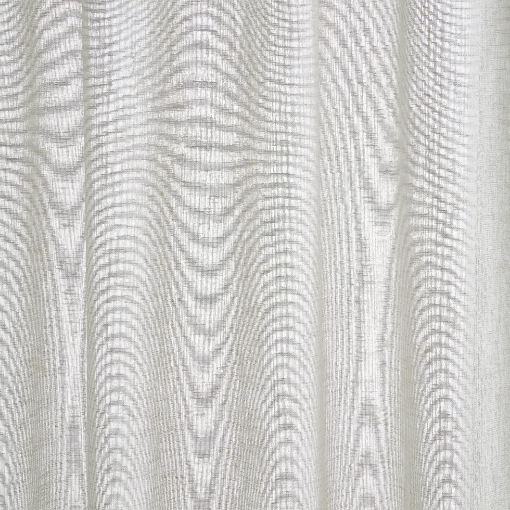 Drift Home - Semi-Transparent Cotton Curtain - 55 x 48 (140 x 122cm) - Sustainable Recycled Cotton - 1 Curtain Panel Sheer Voile/Net - Image 2