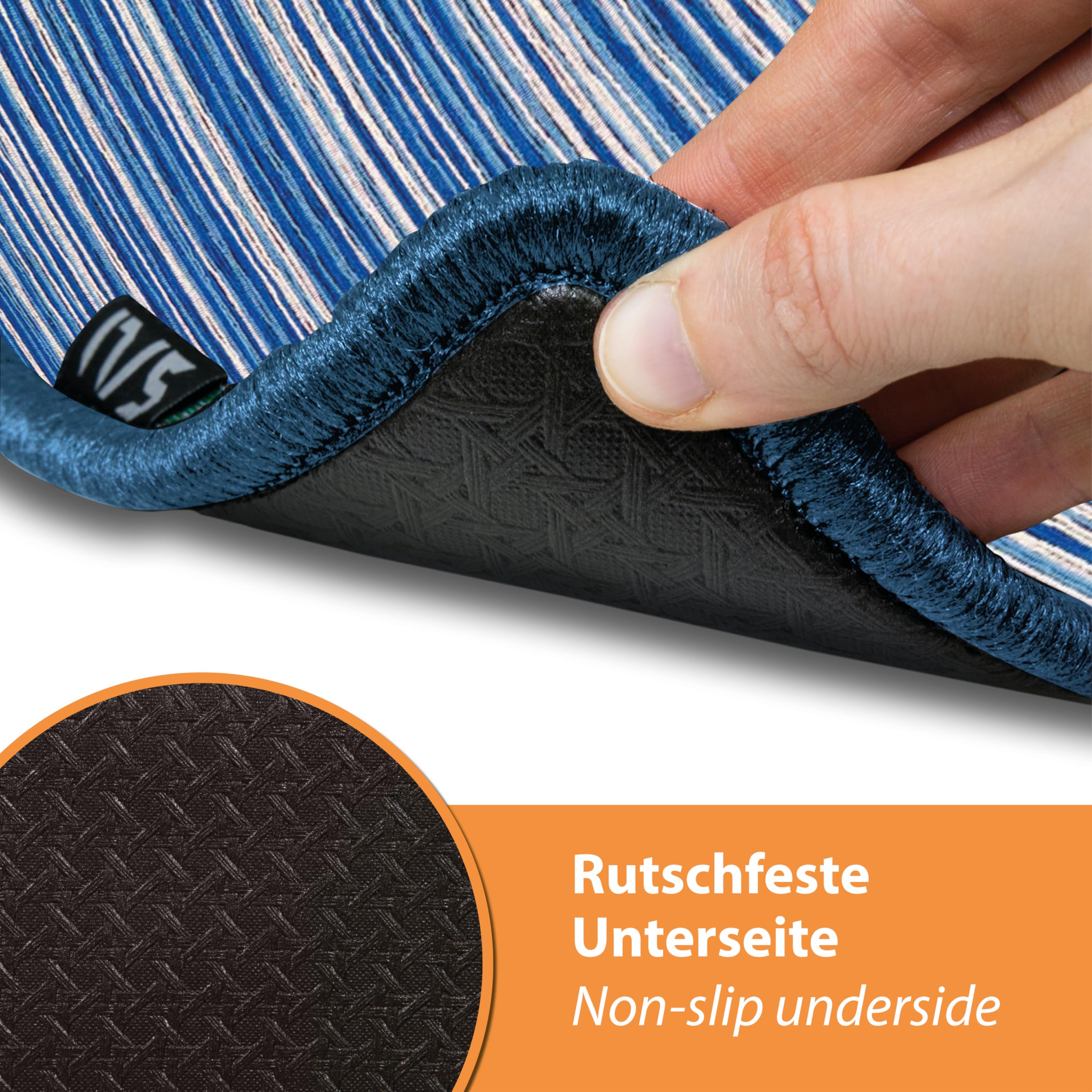 Chenille 50x75cm blu tappeti riscaldanti tappetino scaldapiedi