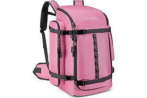 Large Pink Ski Boot and Gear Backpack