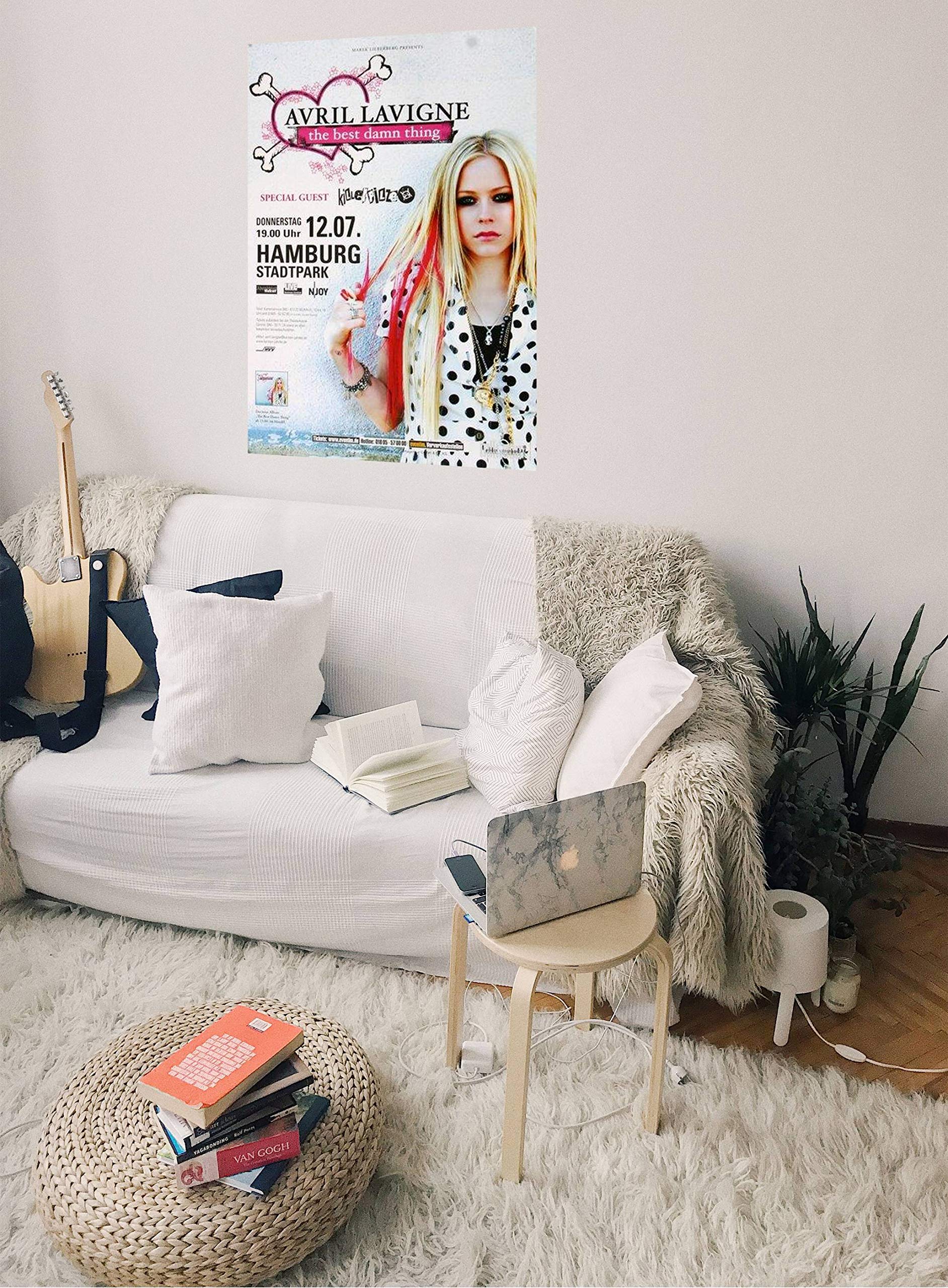 Avril Lavigne - Best Damn Thing, Hamburg 2007 » Konzertplakat/Premium Poster | Live Konzert Veranstaltung | DIN A1 «