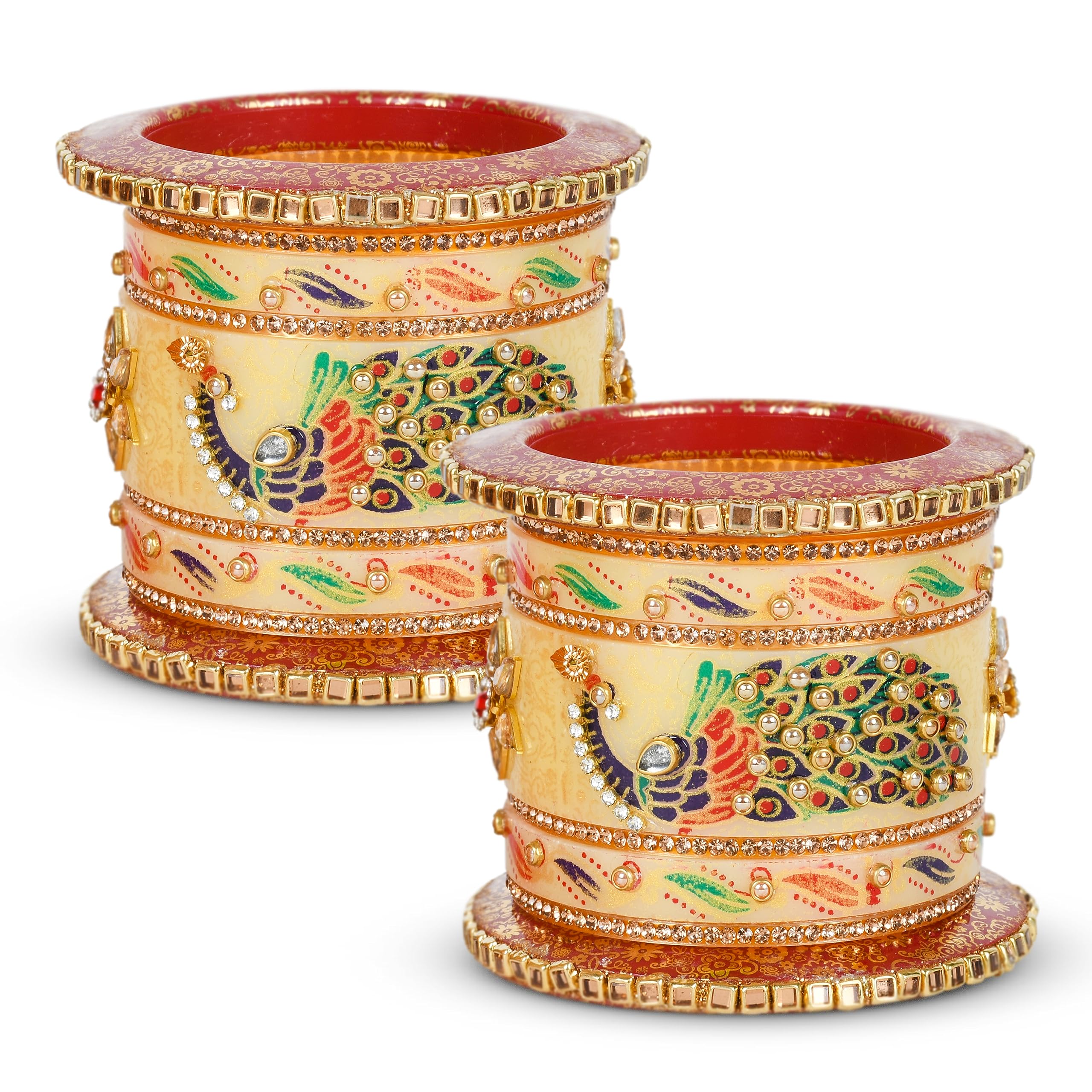 See full amazon price history chart for BRIDA GARNISH Peacock Chuda, Rajwada Desighn, Rajasthani Chuda A Vibrant Union of Red, and Green for Every Girl, Woman, and Bride" (Red Bangles, 2.4) BRIDA GARNISH Peacock Chuda, Rajwada Desighn, Rajasthani Chuda A Vibrant Union of Red, and Green for Every Girl, Woman, and Bride" (Red Bangles, 2.4) (B0CDMFRK3T) Amazon Price History, Amazon Price Tracker