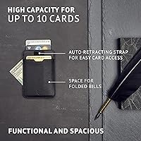 Vista 41 de Vaultskin CHELSEA - Cartera de piel delgada con bloqueo RFID para hombre, tarjetero minimalista con bolsillo frontal rojo carmín