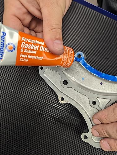 Miniatura 5 de Permatex 85420 Permashield Apósito y sellador de juntas resistentes al combustible, tubo de 2 onzas, naranja