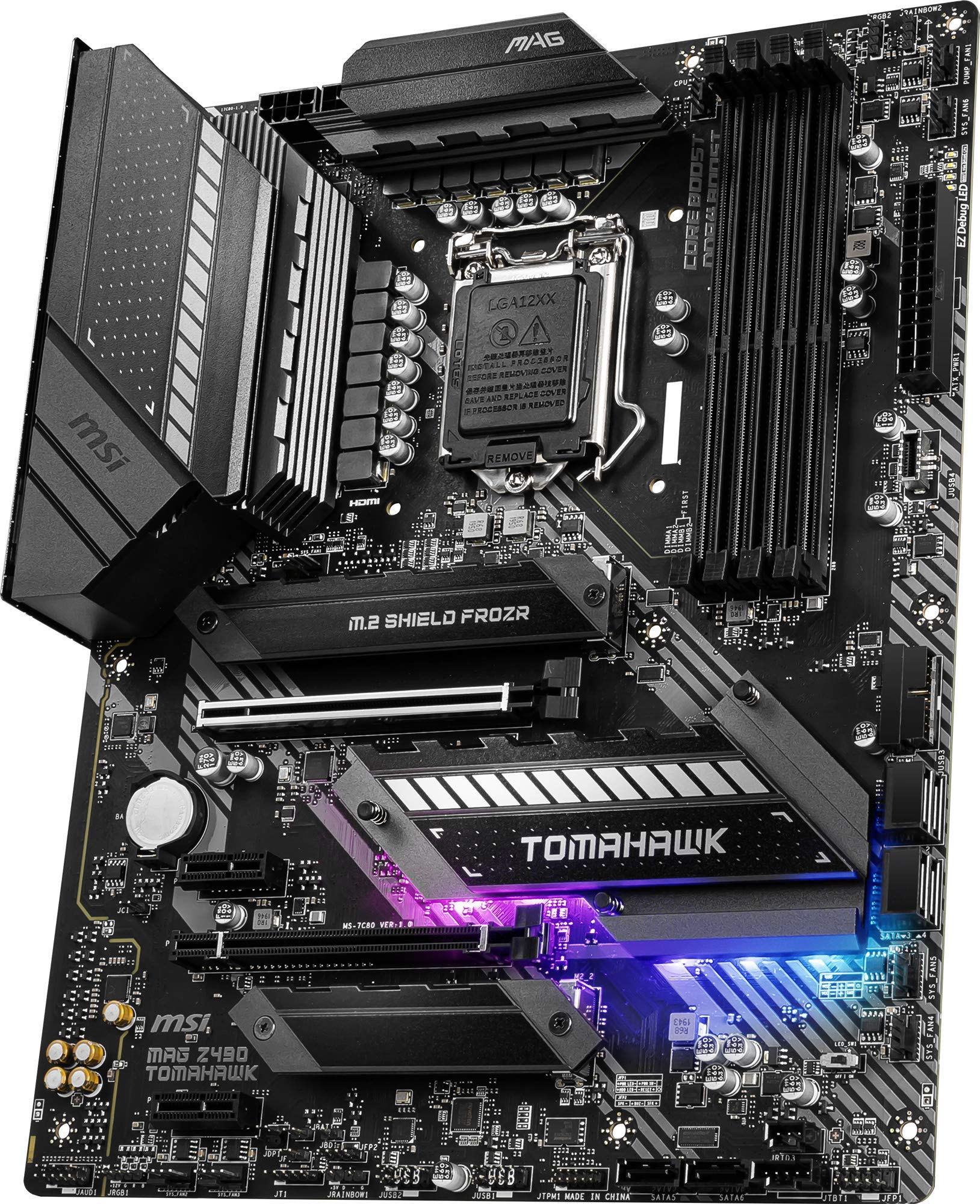 MSI MAG Z490 TOMAHAWK マザーボード MSI MAG Z490 Tomahawk Gaming Motherboard : Amazon.co.uk: Computers