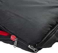 Vista 2 de PO PO BEAR Saco de dormir Zero Degree para adultos, 100% franela de algodón, alto y grande