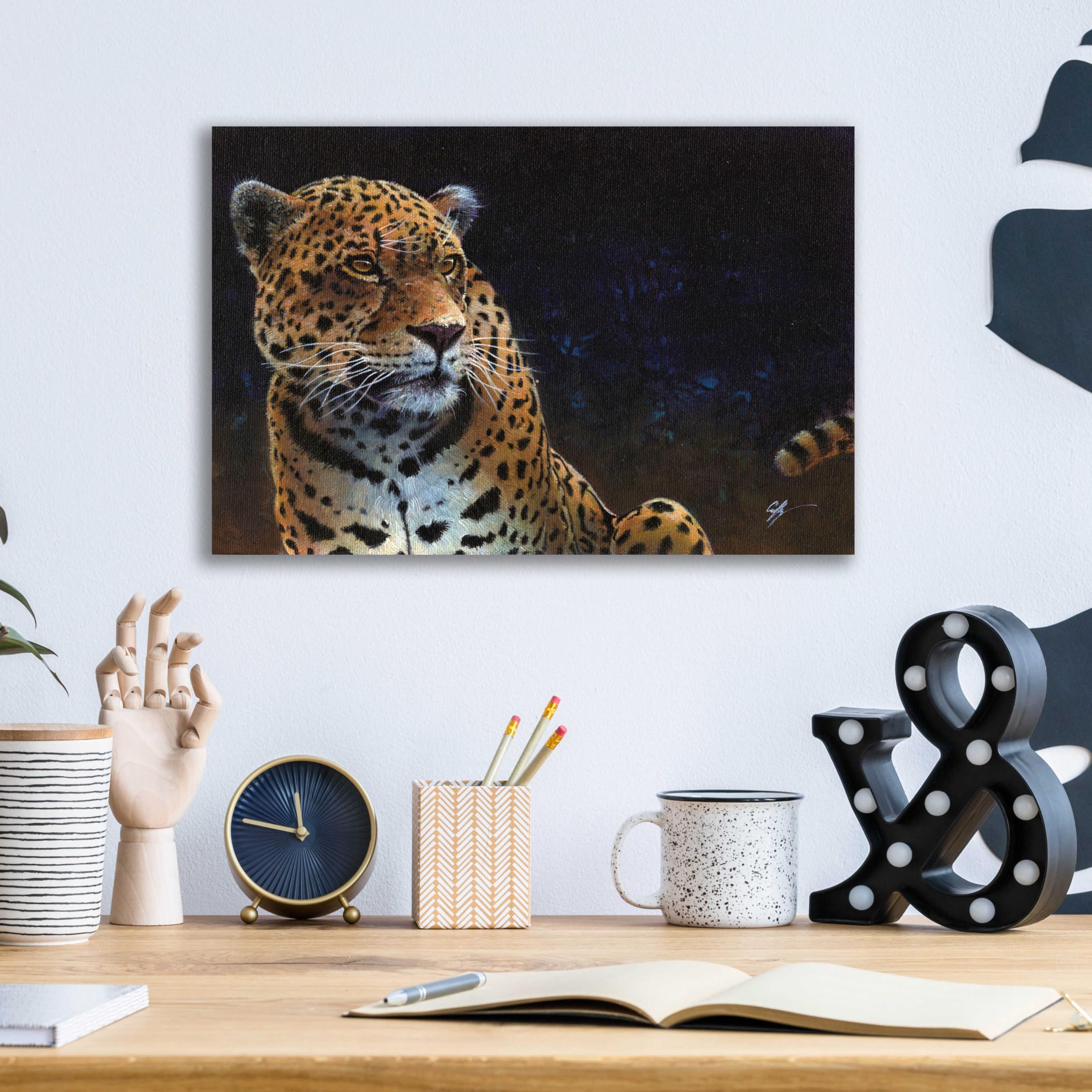 Amazon.com: Epic Art 'Jaguar' by Durwood Coffey, Acrylic Glass
