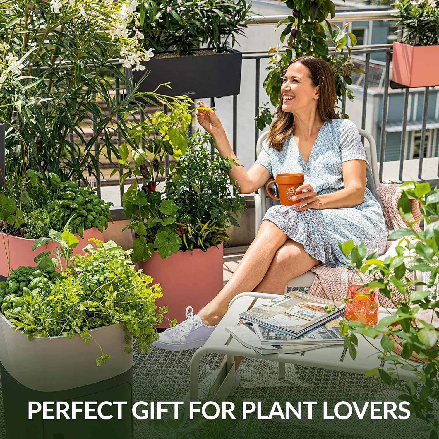 Plant Pot Mug - Plant Lover Mug with Metallic Shovel Ornament - Fancy Plant Lover Gifts for Women, Men - Birthday Gift for Women - Cute Gifts for Mother's Day, Christmas - Plant Gifts for Friends - Image 4